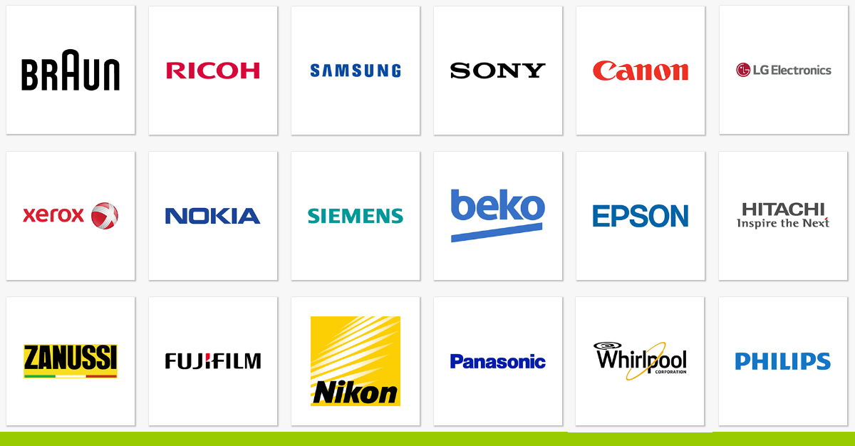 Electronics brand vector logos | Download free