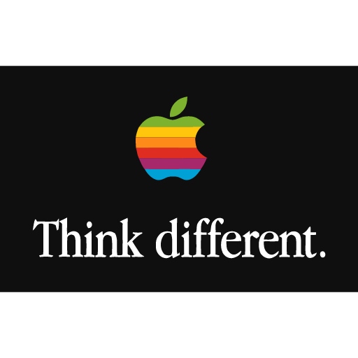 THINKING DIFFERRENT Apple グラデーション　パーカー THINKING DIFFERRENT Apple グラデーション パーカー