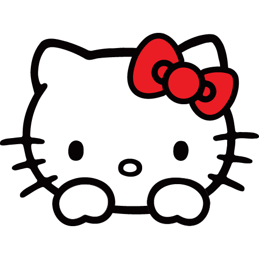 Hello Kitty logo vector SVG, PNG download free